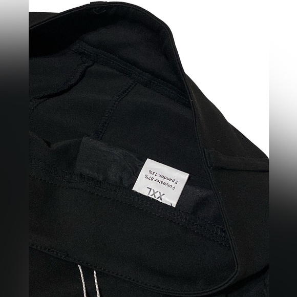 BAMANS Relaxed Fit Black Trousers Stretch Hi-Waist Straight Leg WomensXX-… - Picture 8 of 12